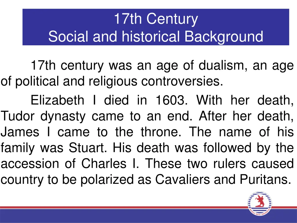 17th century n.w