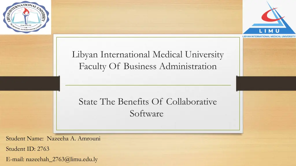 libyan international medical university faculty n.w