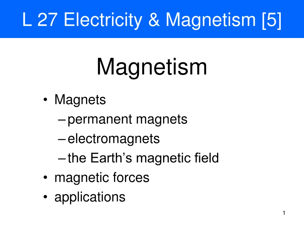 l 27 electricity magnetism 5 n.w