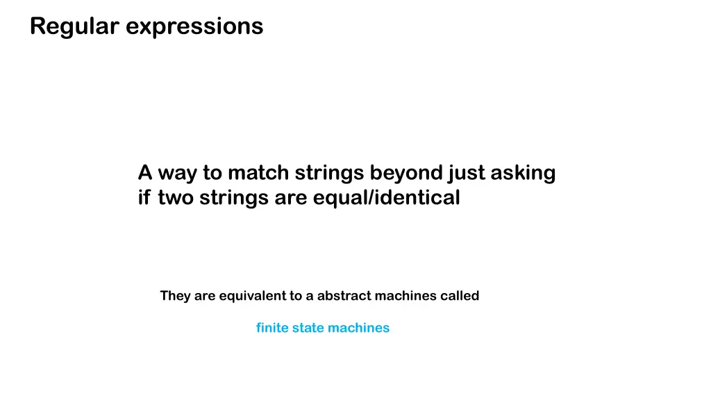 regular expressions n.w