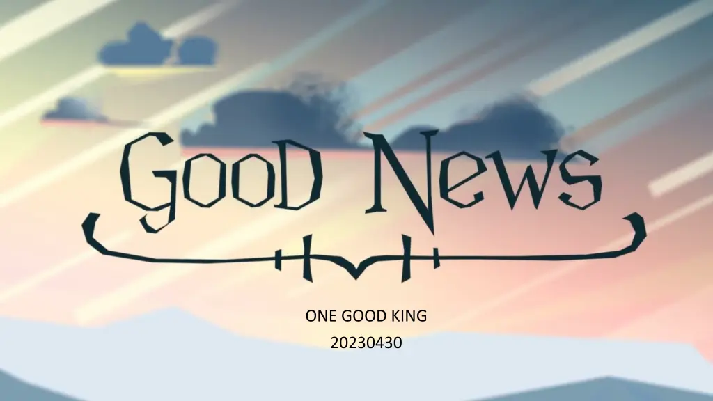 one good king n.w