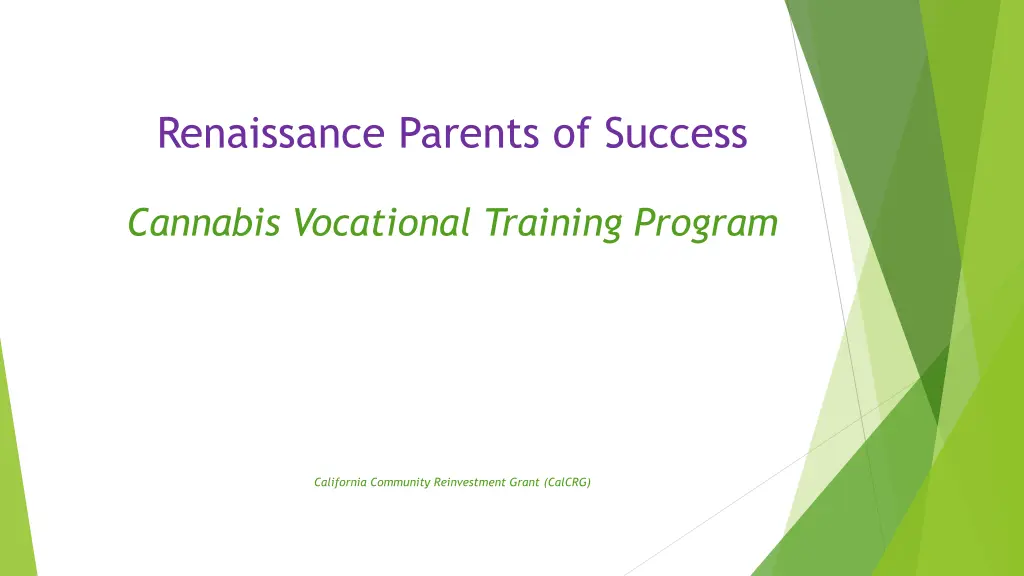 renaissance parents of success n.w