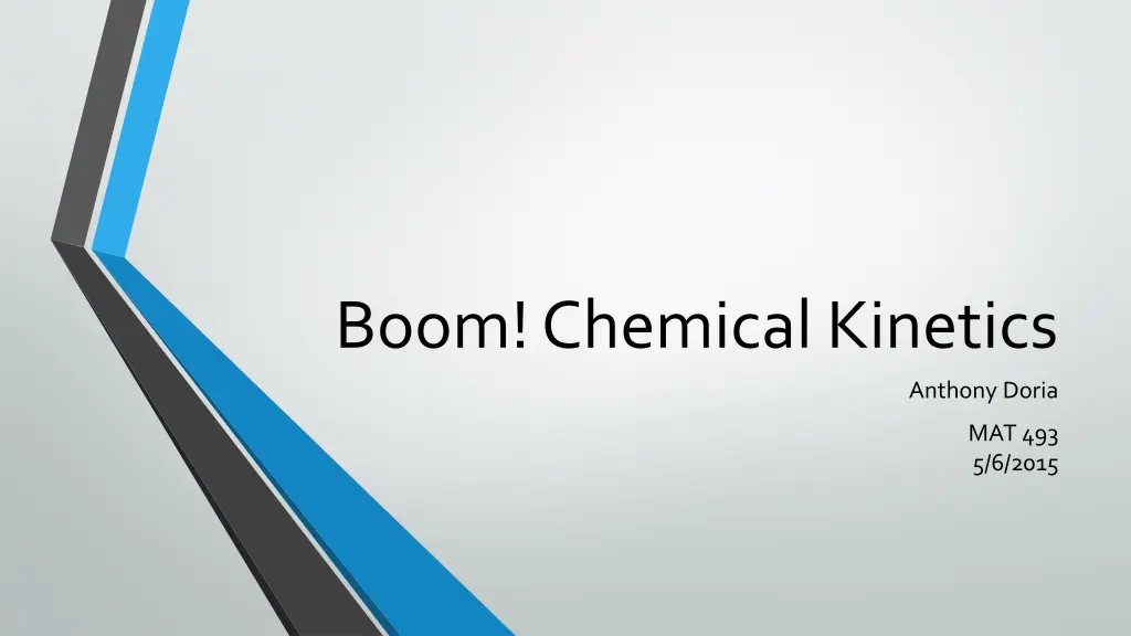 boom chemical kinetics n.w
