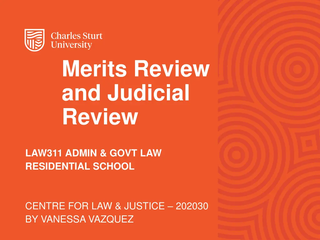 merits review and judicial review n.w