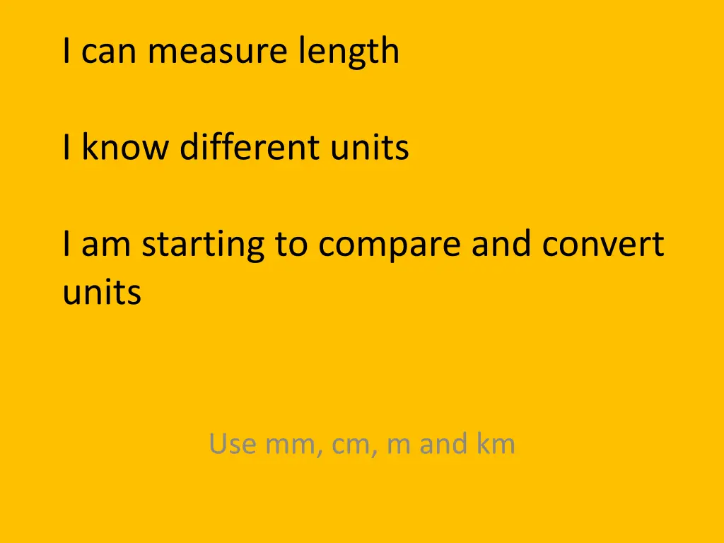 i can measure length n.w