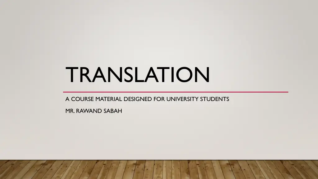 translation n.w