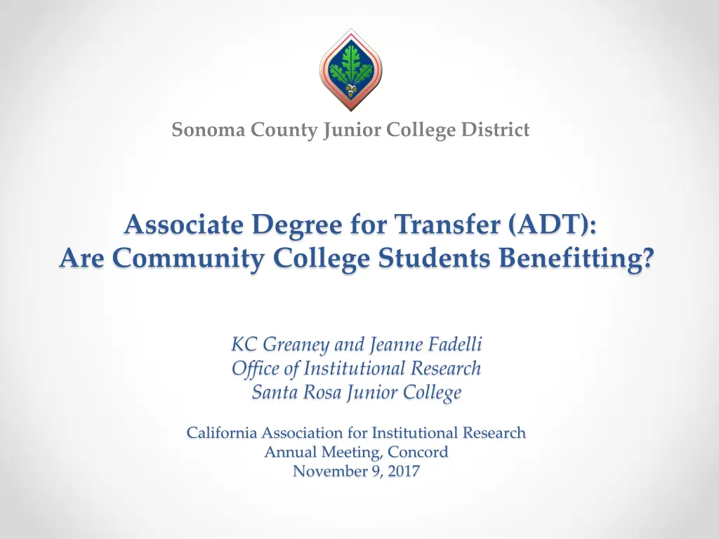 sonoma county junior college district n.w