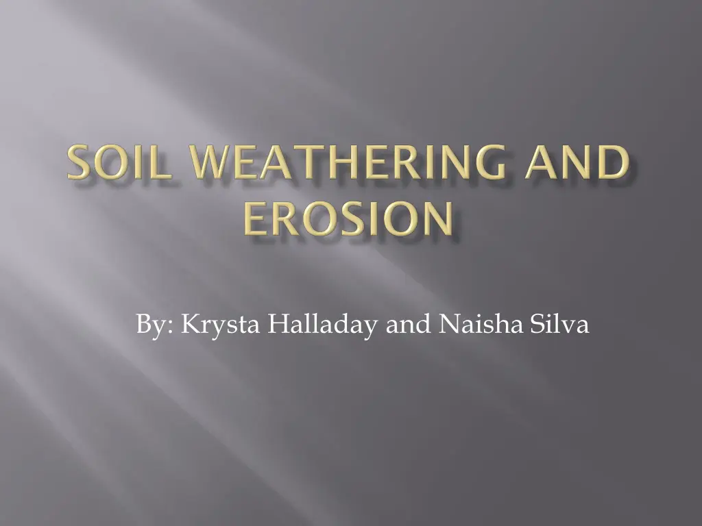 by krysta halladay and naisha silva n.w