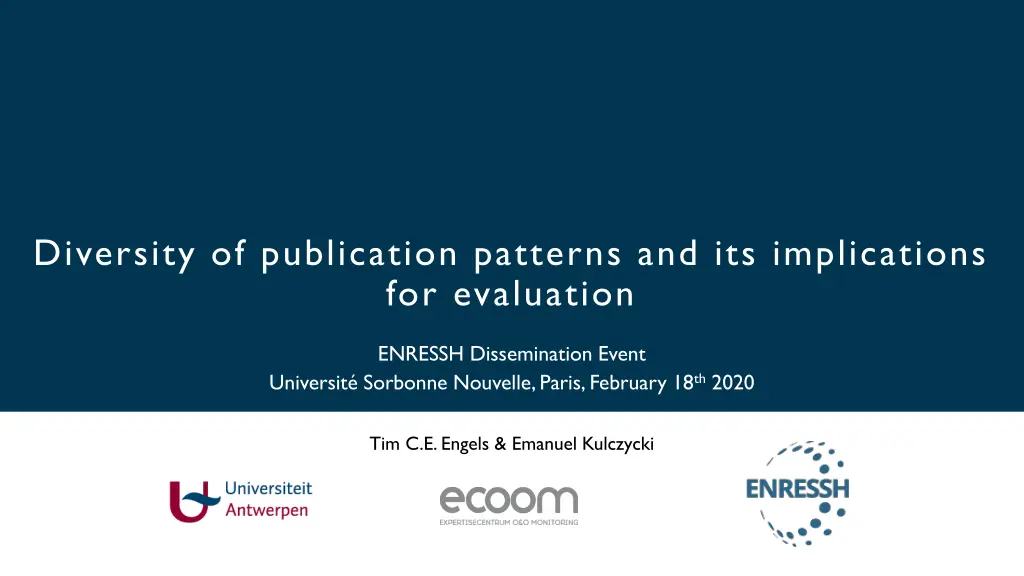 european databases for research output diversity n.w