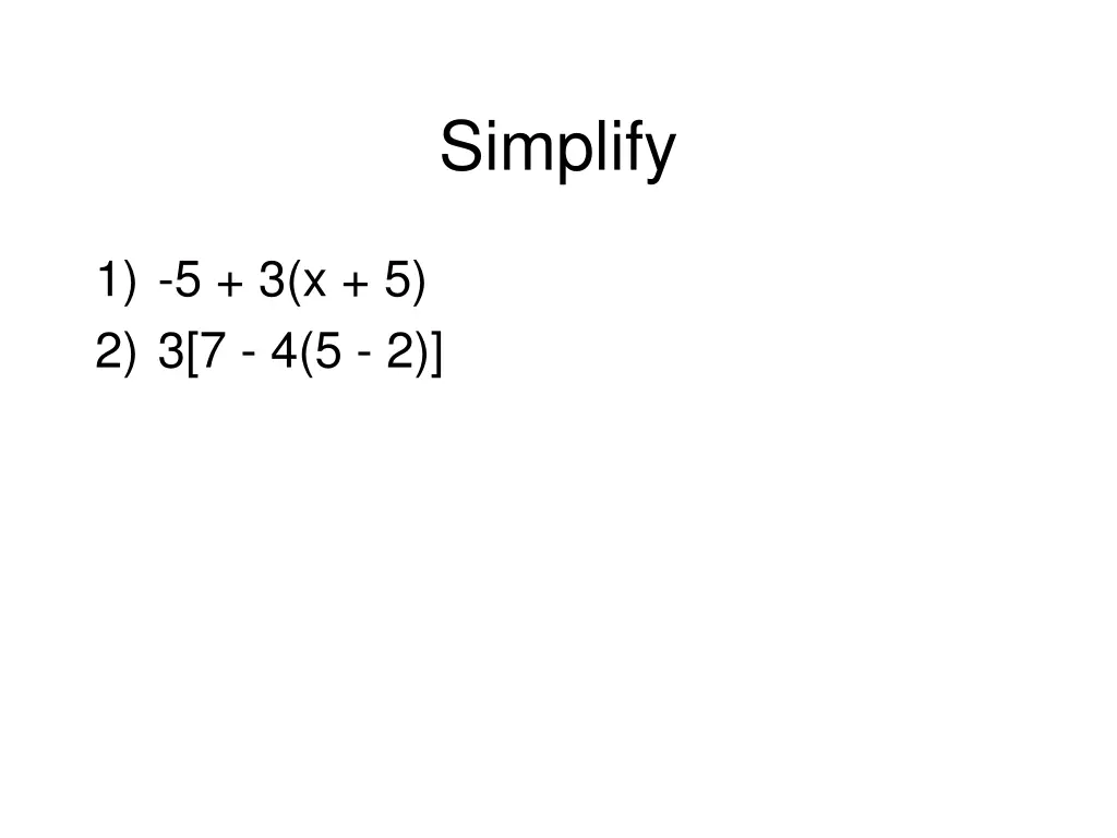 simplify n.w