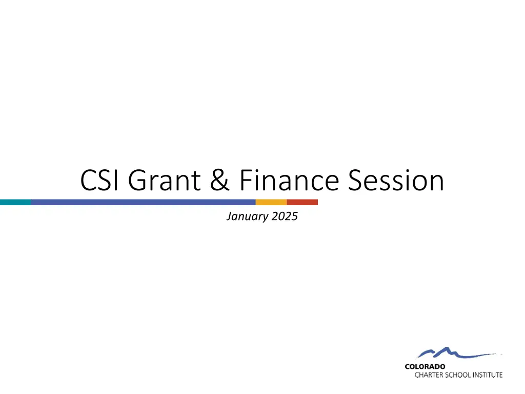 csi grant finance session n.w