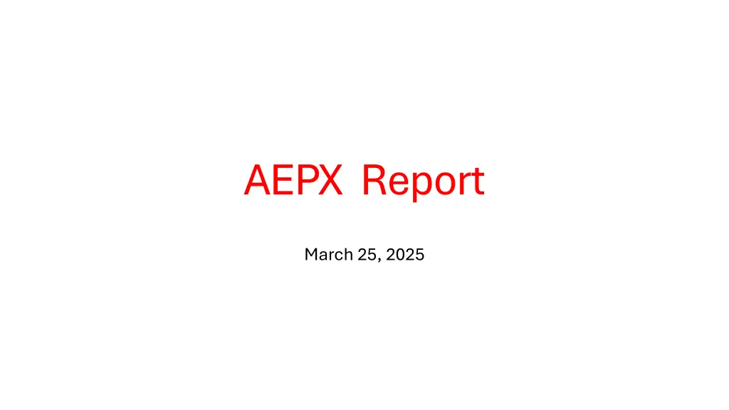 aepx report n.w