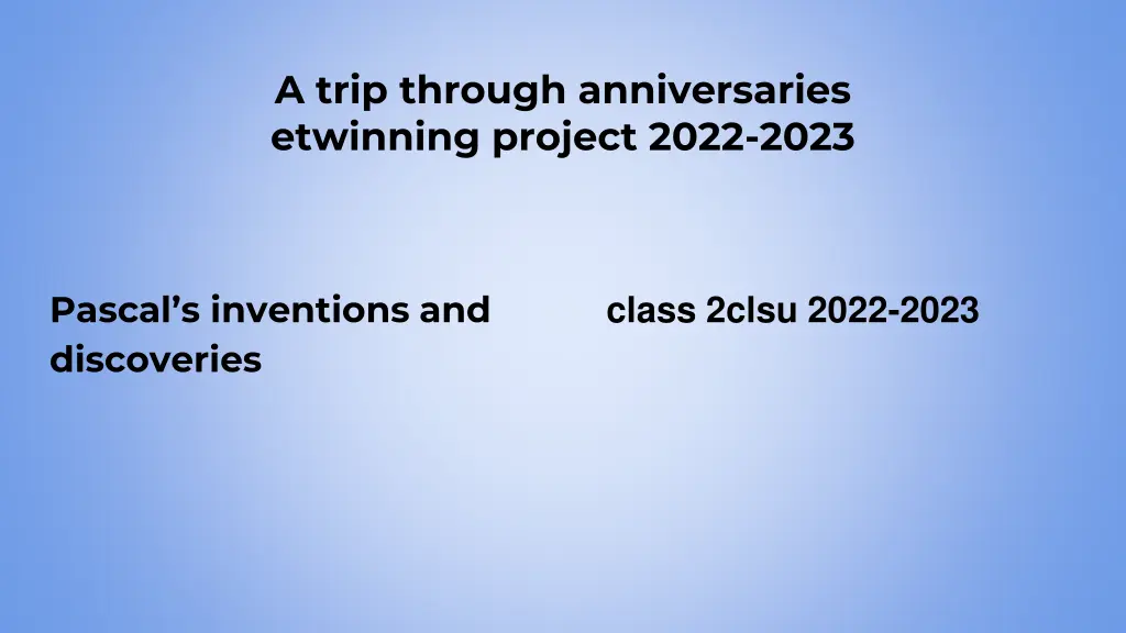 a trip through anniversaries etwinning project n.w