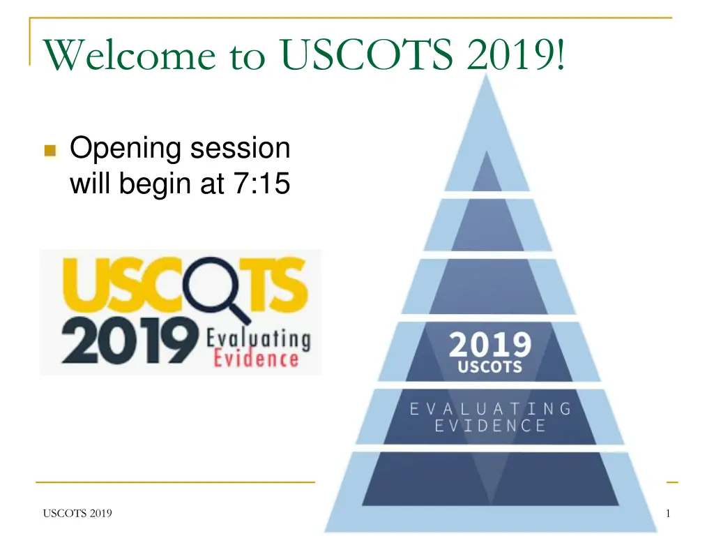 welcome to uscots 2019 n.w