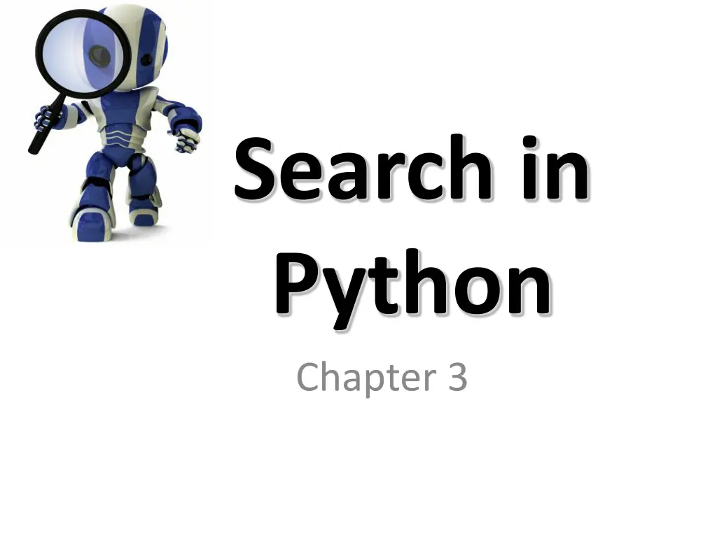 search in python chapter 3 n.w