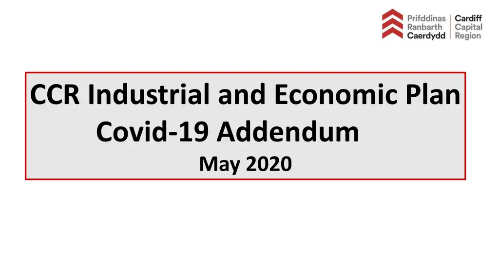ccr industrial and economic plan covid n.w