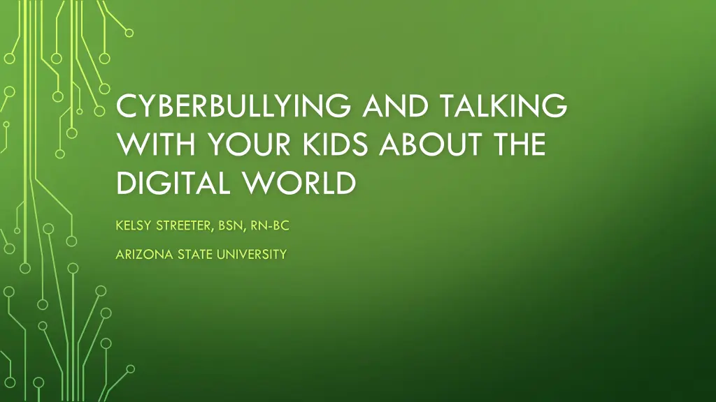 cyberbullying and talking with your kids about n.w