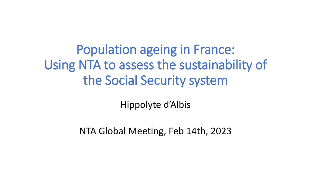 population ageing in france population ageing n.w