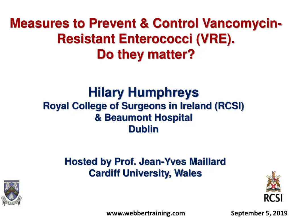 measures to prevent control vancomycin resistant n.w