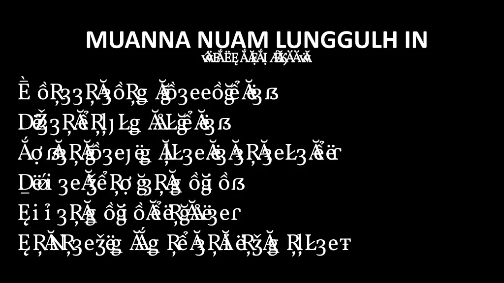 muanna nuam lunggulh in bi akna late 399 bi akna n.w