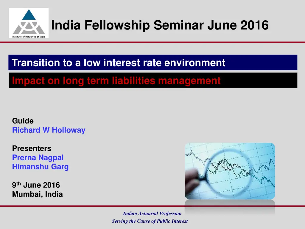 india fellowship seminar june 2016 n.w