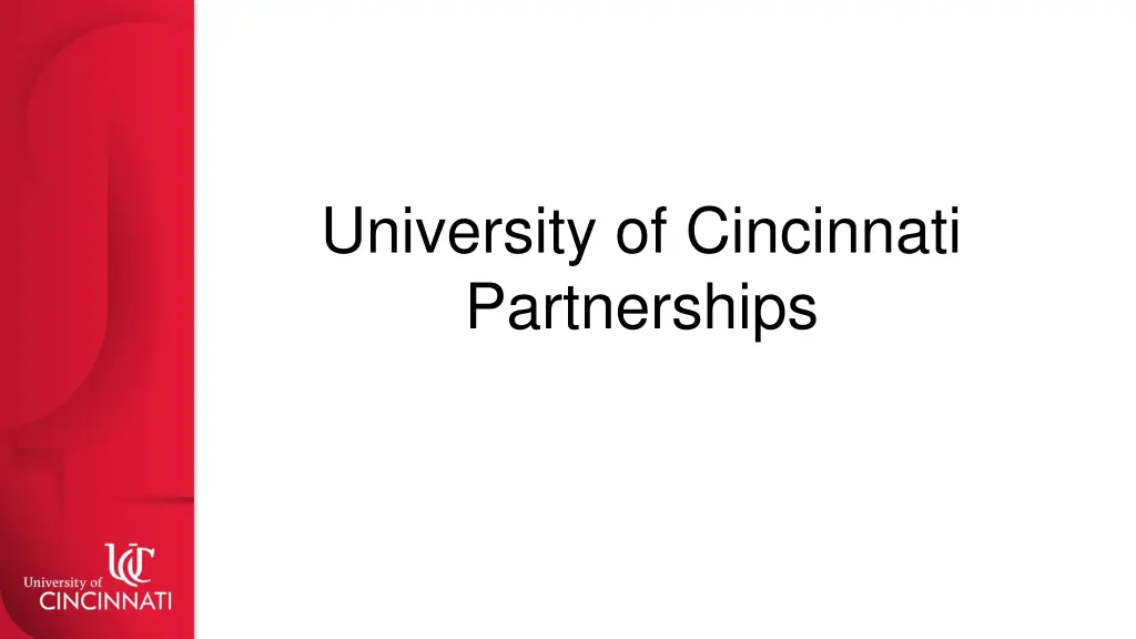 university of cincinnati partnerships n.w