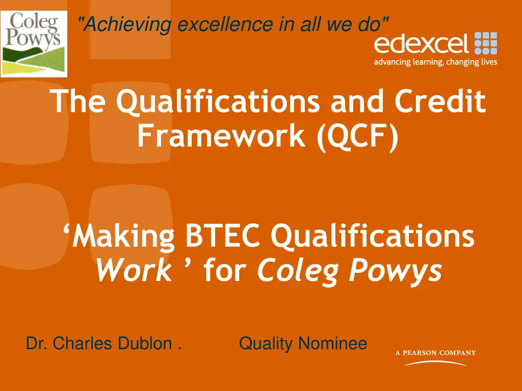 achieving excellence in all we do n.w