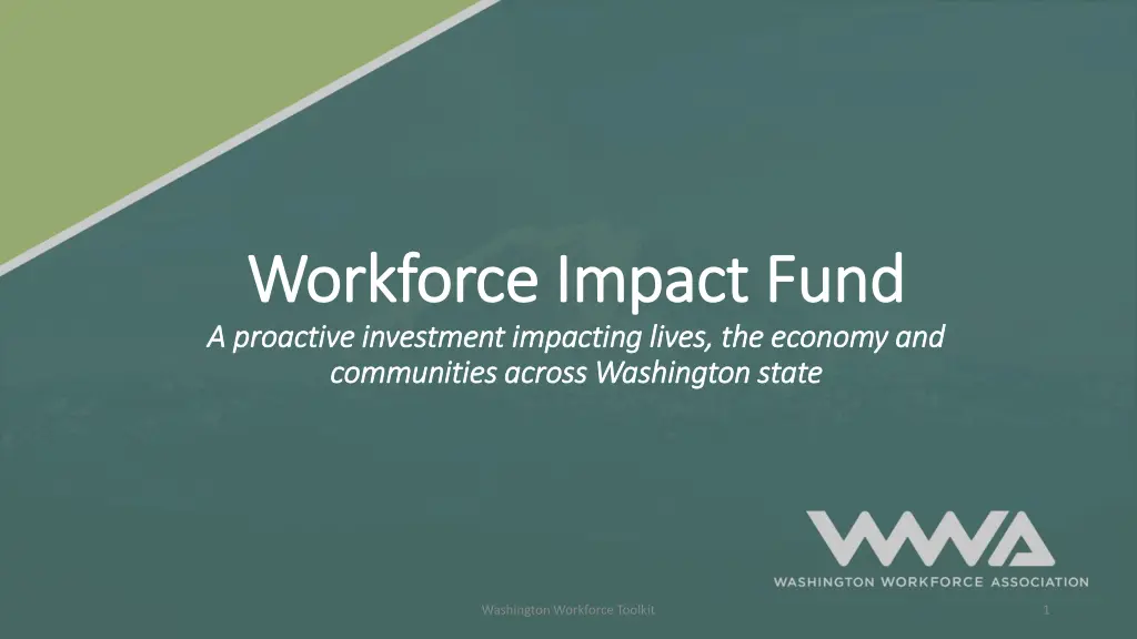 workforce impact fund workforce impact fund n.w