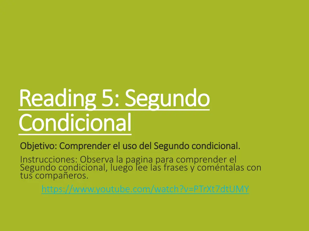 reading 5 reading 5 segundo condicional n.w