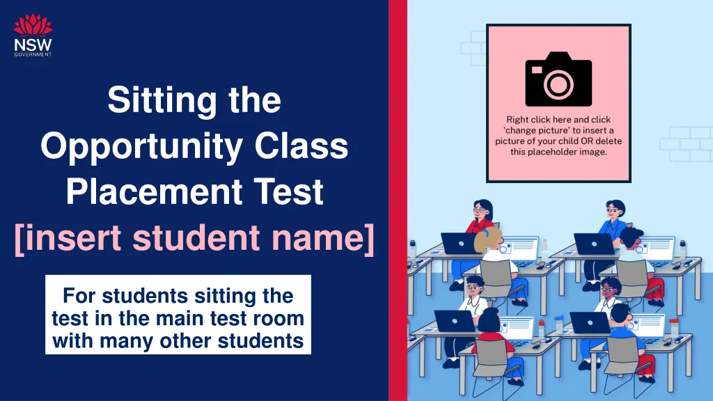 sitting the opportunity class placement test n.w