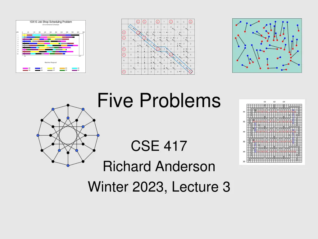 five problems n.w