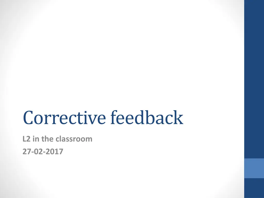 correctivefeedback n.w