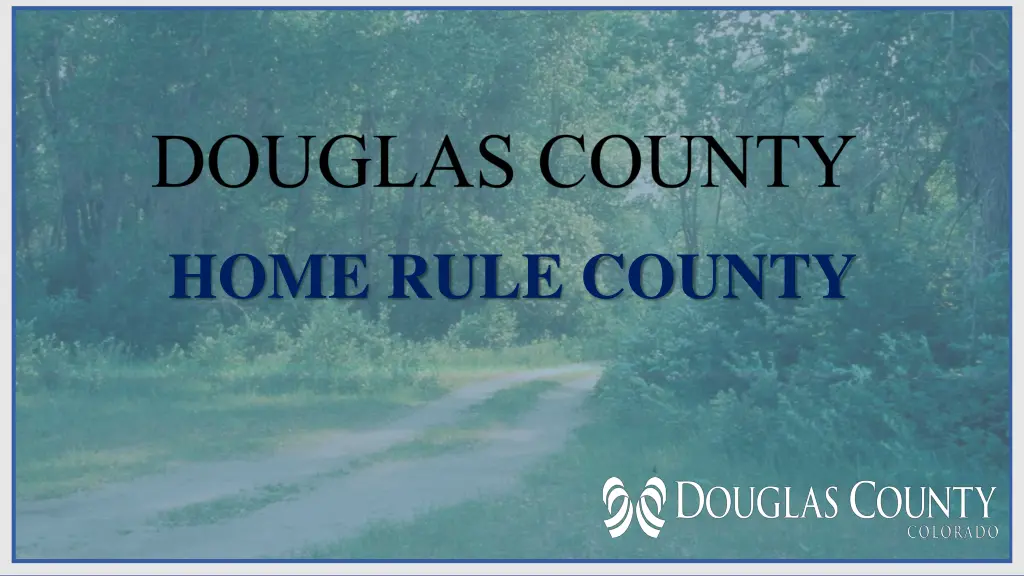 home rule county n.w