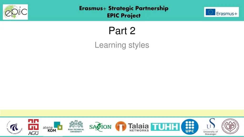 erasmus strategic partnership epic project n.w