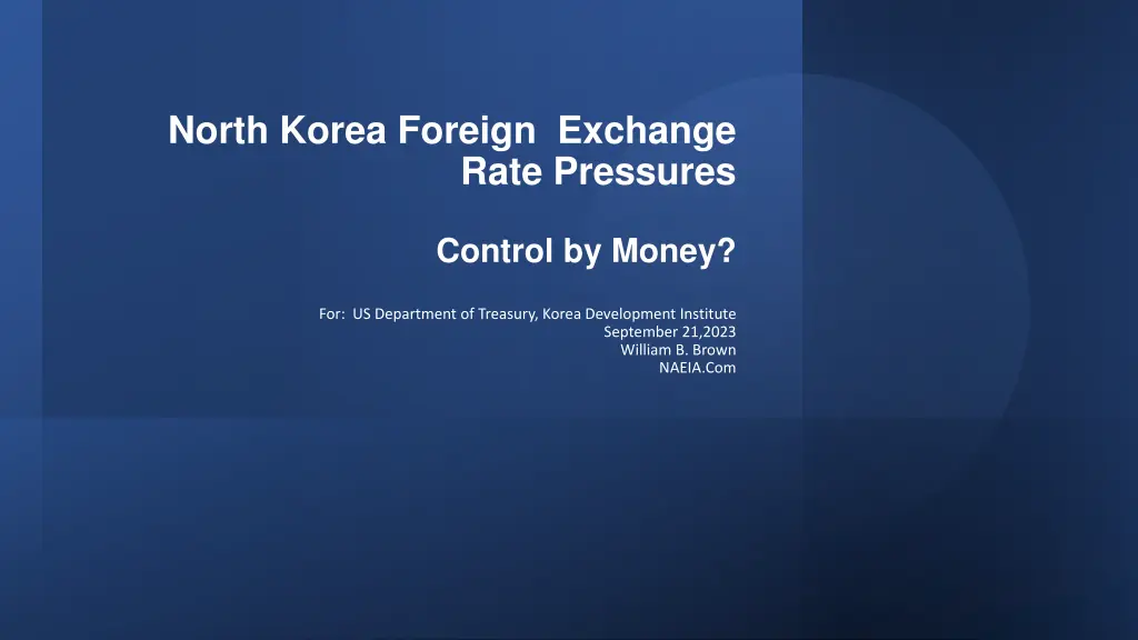 north korea foreign exchange n.w