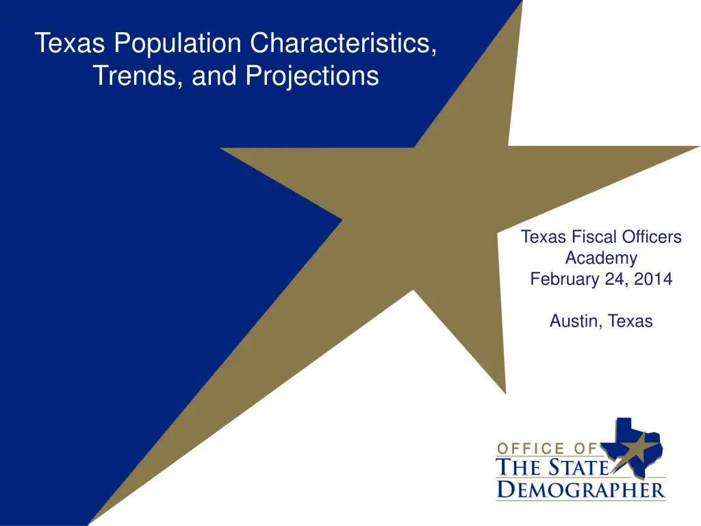 texas population characteristics trends n.w