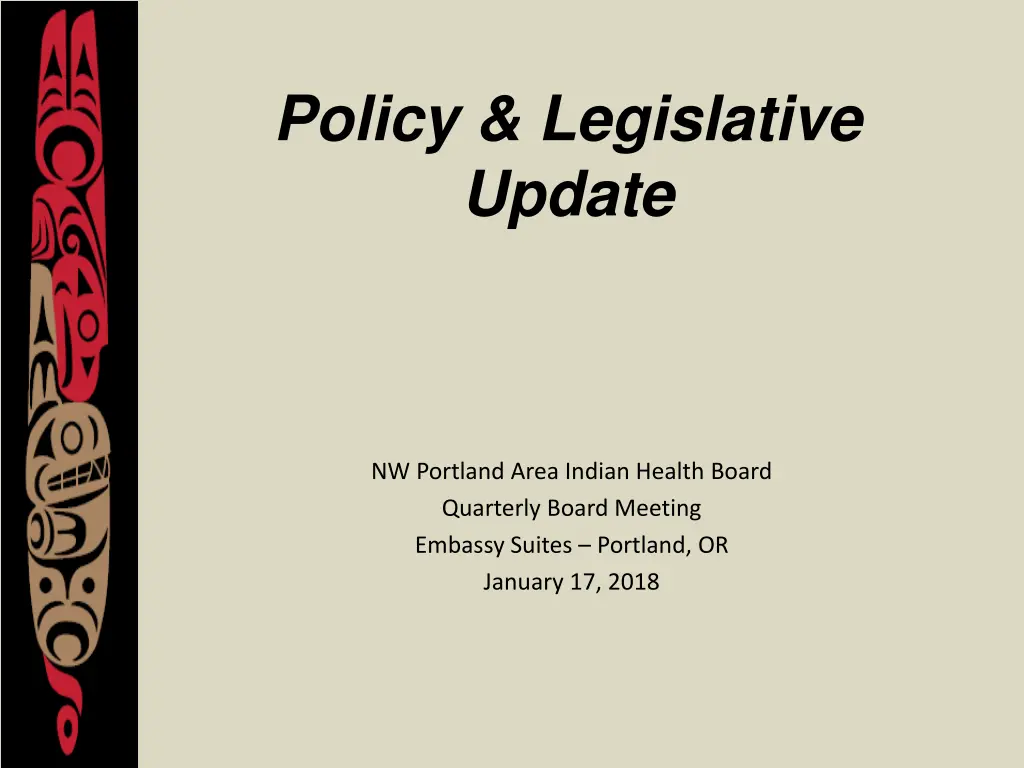 policy legislative update n.w