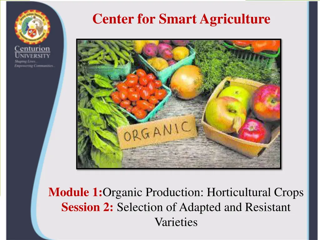 center for smart agriculture n.w