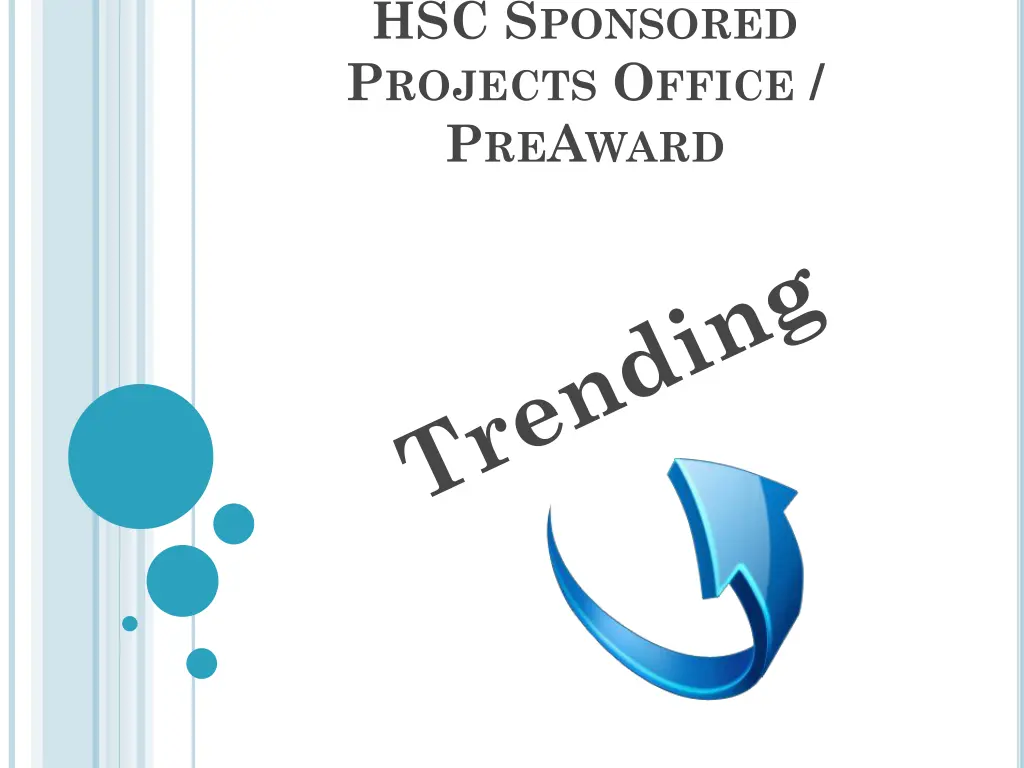 hsc s ponsored p rojects o ffice p re a ward n.w