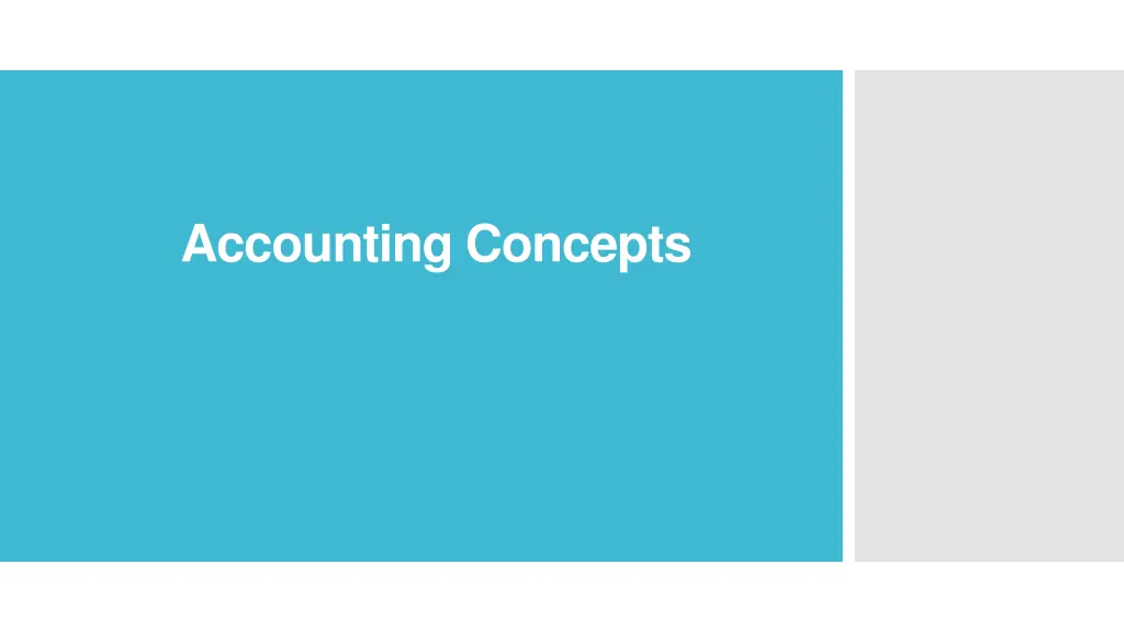 accounting concepts n.w