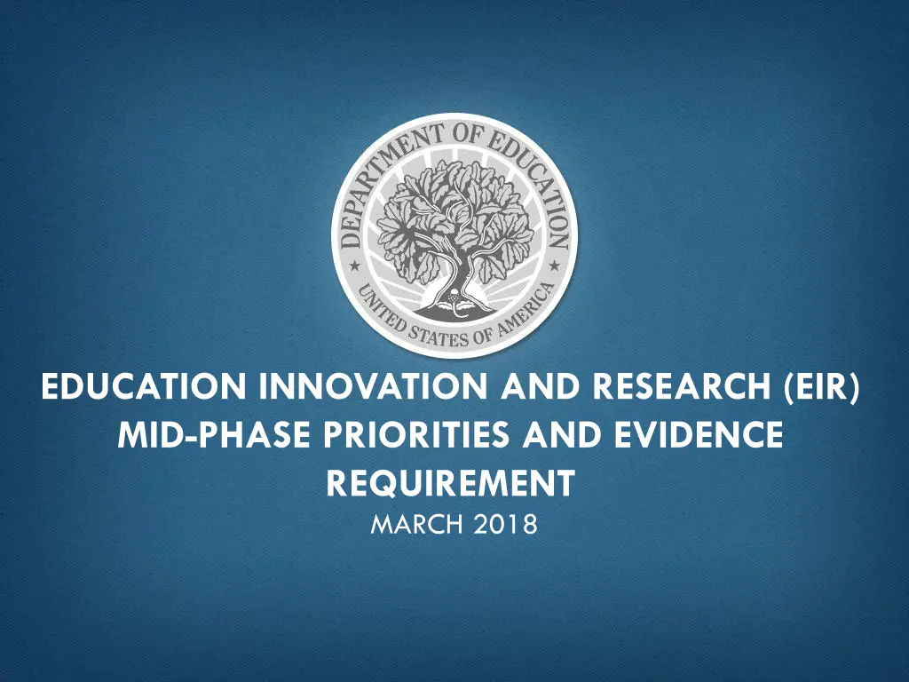 education innovation and research eir mid phase n.w