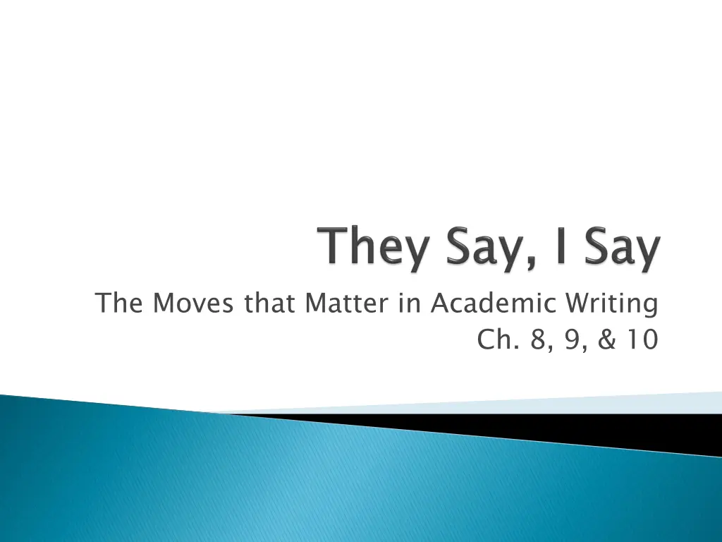 the moves that matter in academic writing n.w
