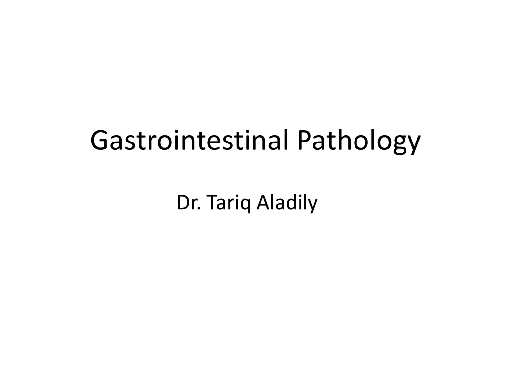 gastrointestinal pathology n.w