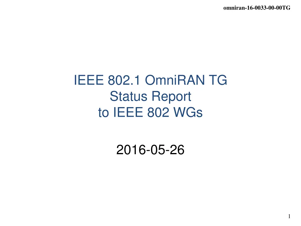 omniran 16 0033 00 00tg n.w