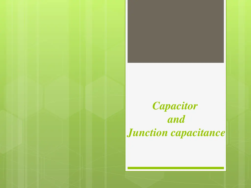 capacitor and n.w