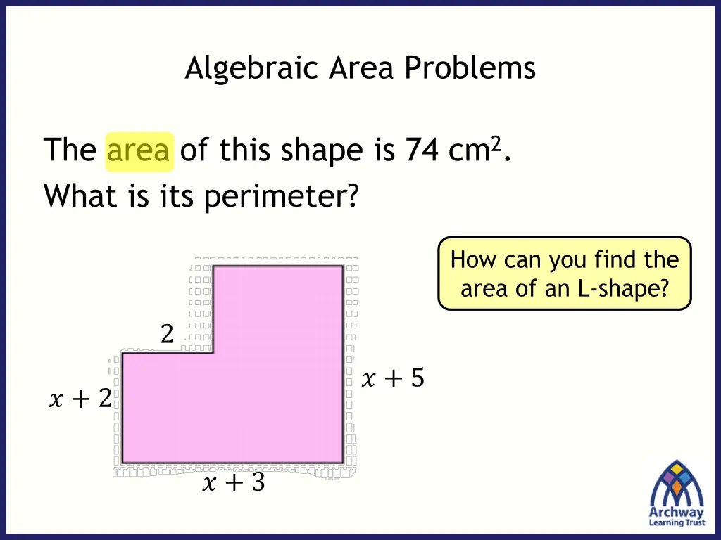 algebraic area problems n.w