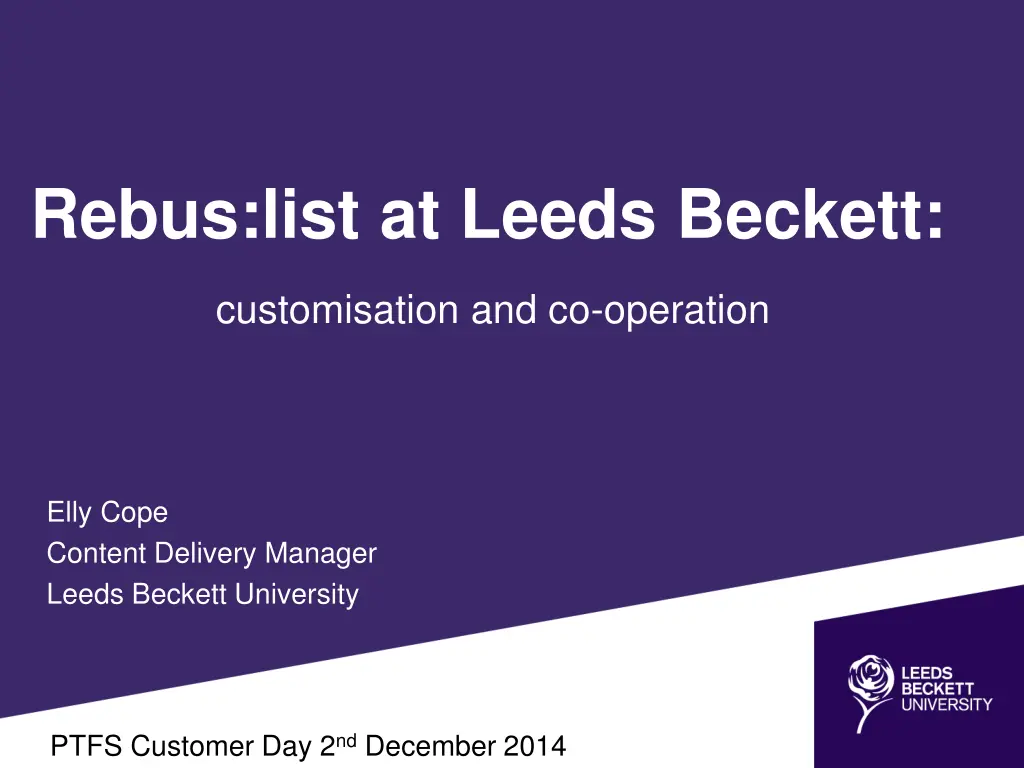 rebus list at leeds beckett n.w