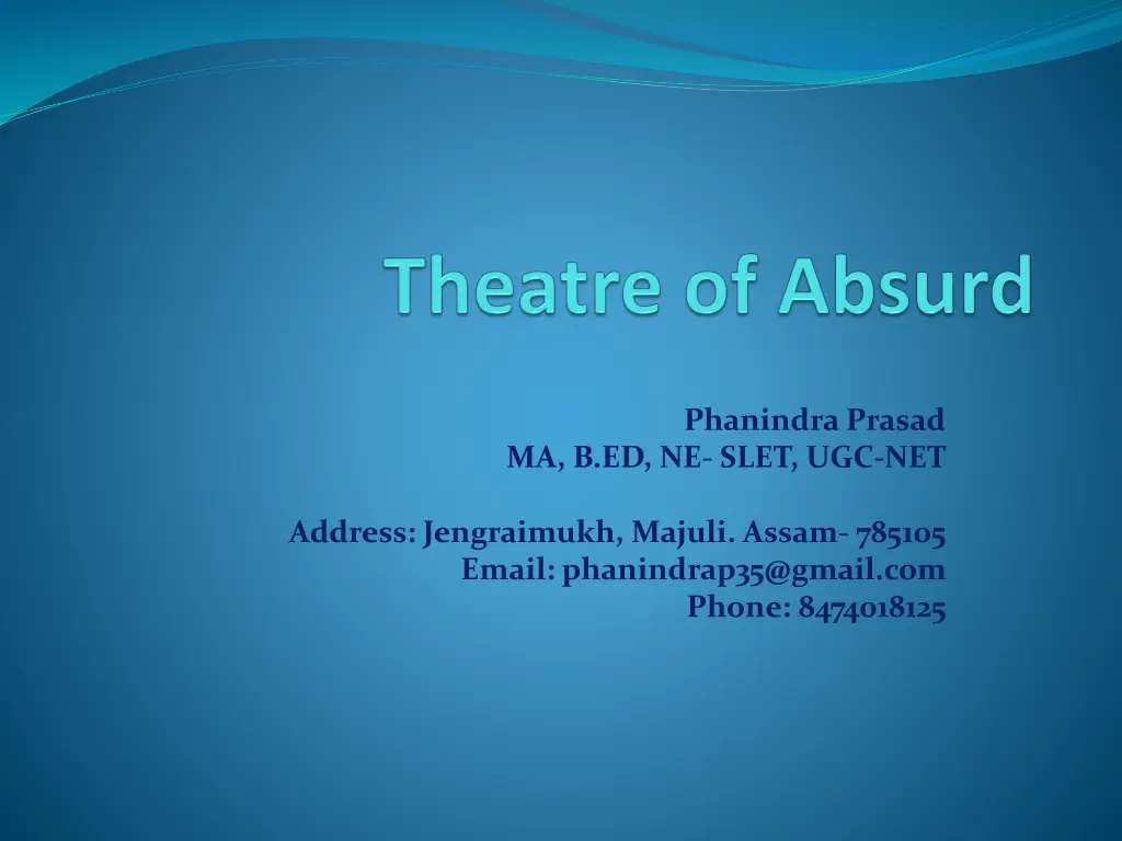 phanindra prasad n.w