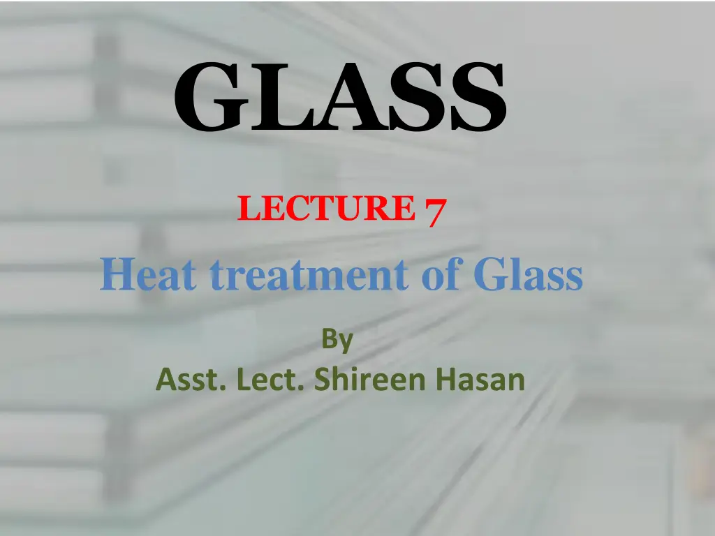 glass n.w