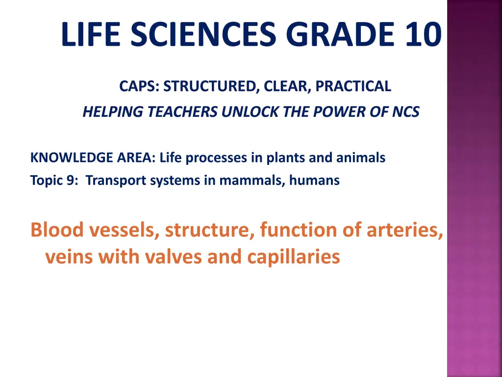 life sciences grade 10 n.w